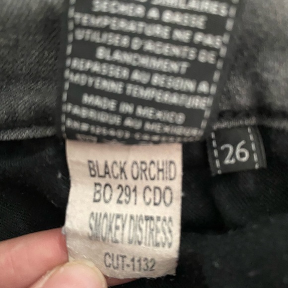 Black Orchid distressed jeans. - Picture 5 of 5